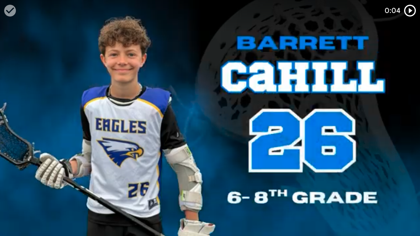2026 Player Cards - Junior Eagles 6-8